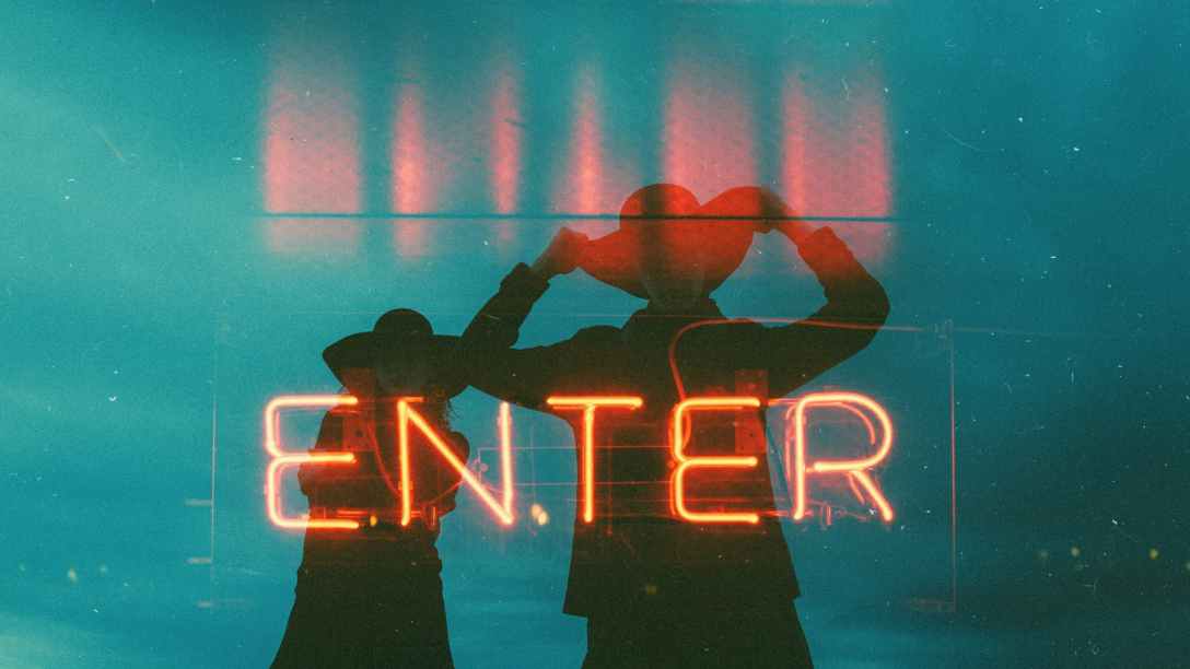 "Enter" sign
